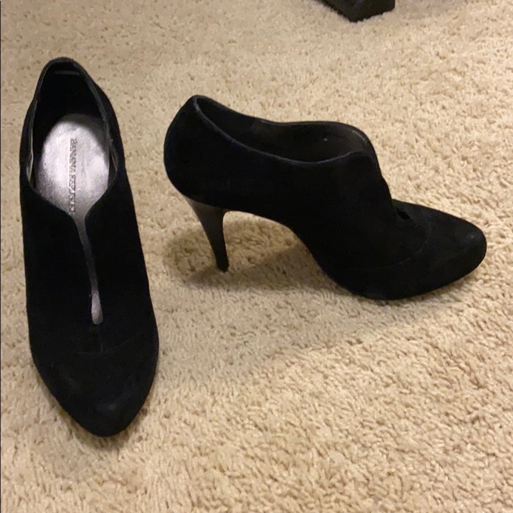 Gorgeous suede heels, barely worn.